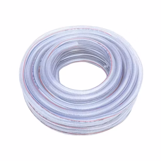 No Smell Transparent Steel Wire Helix PVC Hose